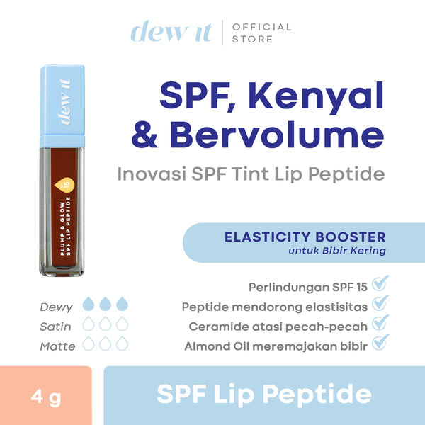 Dew It - Plump & Glow SPF Lip Peptide (Dewy Rouge)