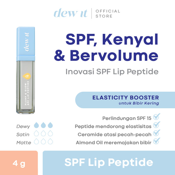 Dew It - Plump & Glow SPF Lip Peptide (Dewy You)